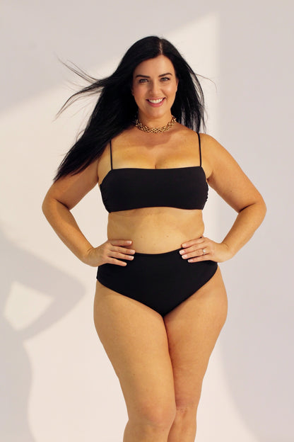 Obsidian Bikini Top - Black