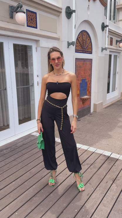 Tourmaline Jumpsuit - Black